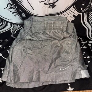 Nike Silver Reflective Athletic Skirt